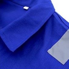 作業着 高視認性反射テープ付き安全作業用つなぎ服