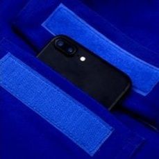 作業着 高視認性反射テープ付き安全作業用つなぎ服