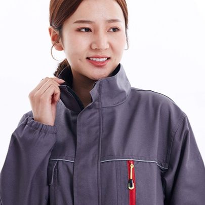 作業着 立領仕様多機能長袖作業ツナギ