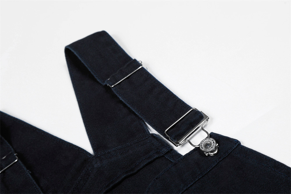 作業着 メンズ デニム ツナギ サロペット 作業用 胸当て付きパンツ