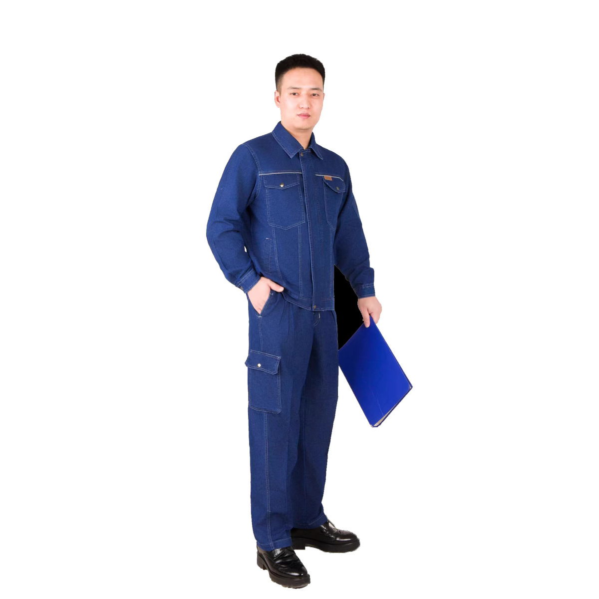 作業着 作業着 デニム職人セットアップ 作業服