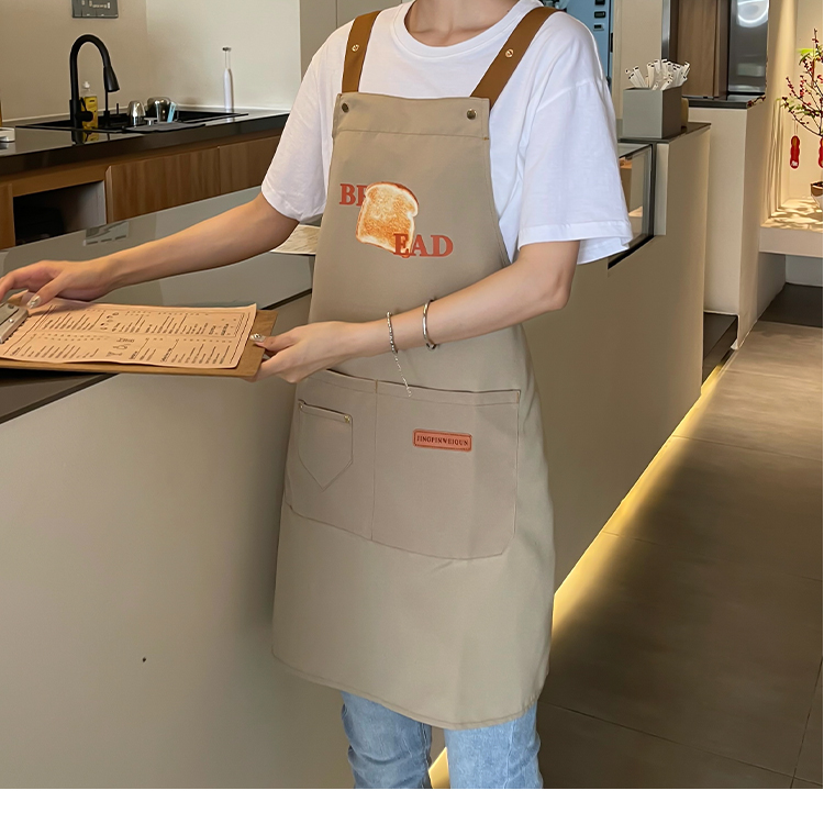 作業着 職人の夏場用サスペンダーエプロン