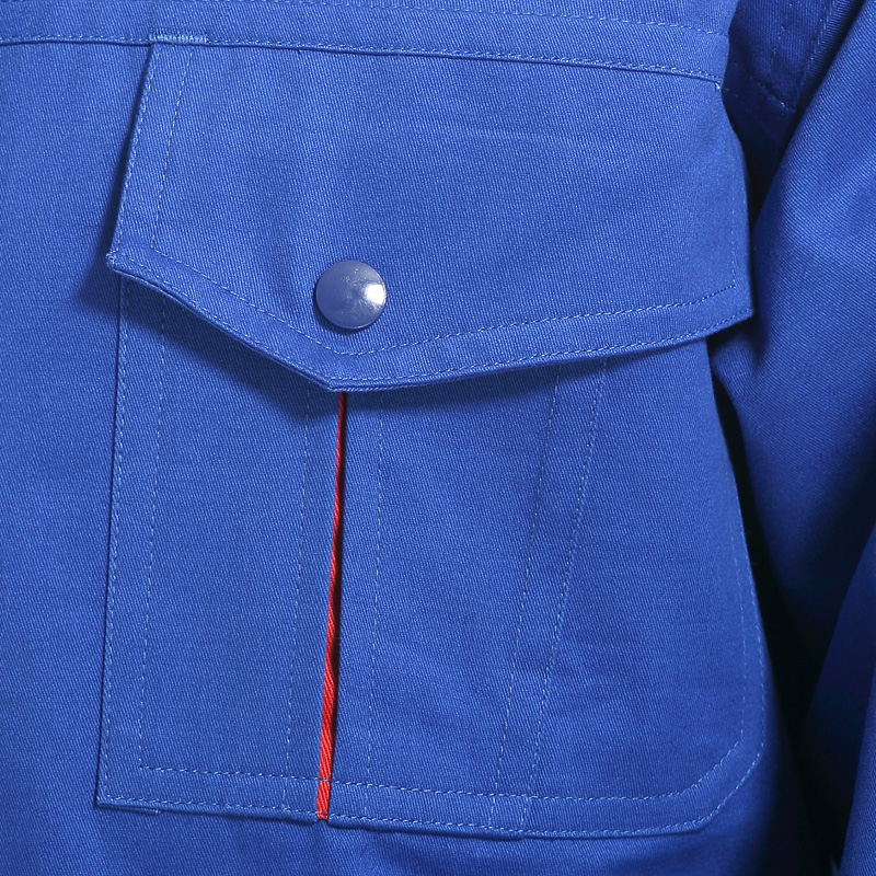 作業着 襟付き長袖ジップアップ作業用防寒ジャケット