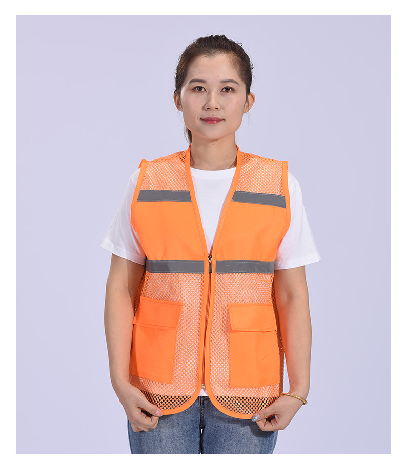 作業着 夏用メッシュ安全ベスト