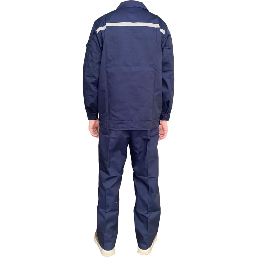 作業着 反射帯付き多機能ポケット防寒作業ブルゾン