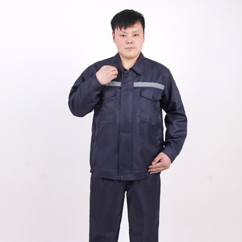 作業着 作業着 反射テープ付き作業用上下セット