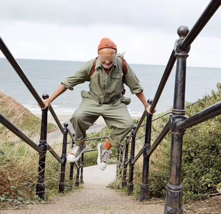 作業着 男女兼用 ツナギ作業服 長袖一体型ワーク服