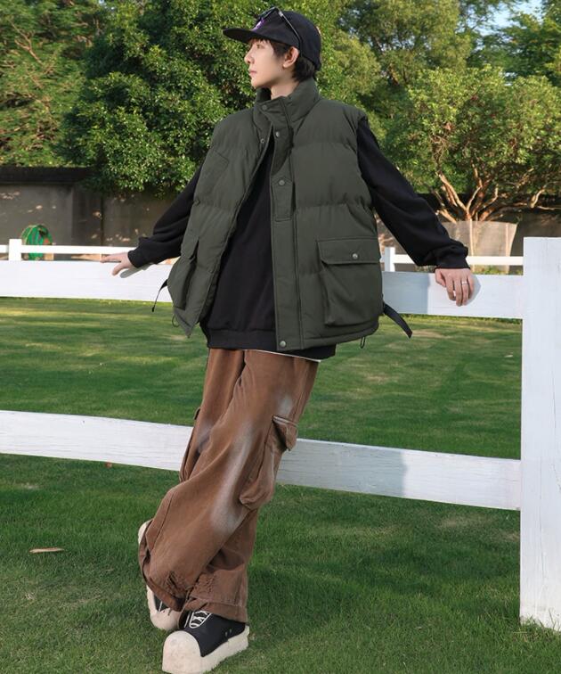 作業着 秋冬防寒着 中綿ベスト 作業服 機能性ワークウェア