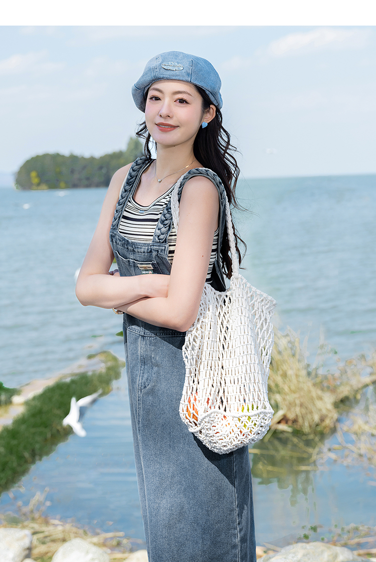 サロペット 海辺の休日サロペットワンピース