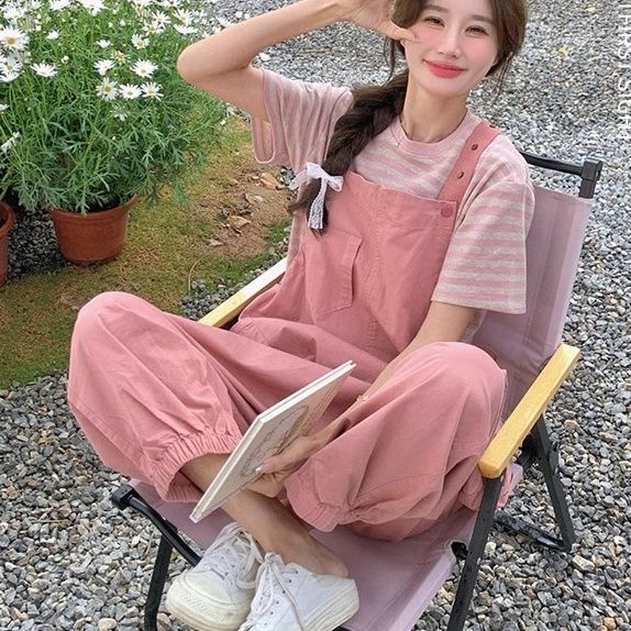 サロペット ゆったり楽ちんマタニティサロペット