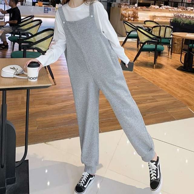 ゆったりサロペットマタニティウェア