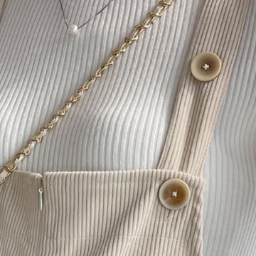 サロペット コーデュロイ素材ゆったりマタニティサロペット