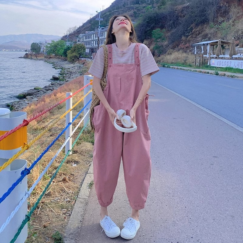 サロペット ゆったり楽ちんマタニティサロペット