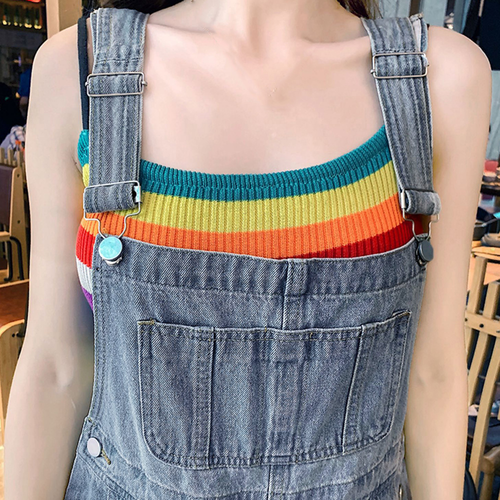 デニムサロペット レディース オーバーオール