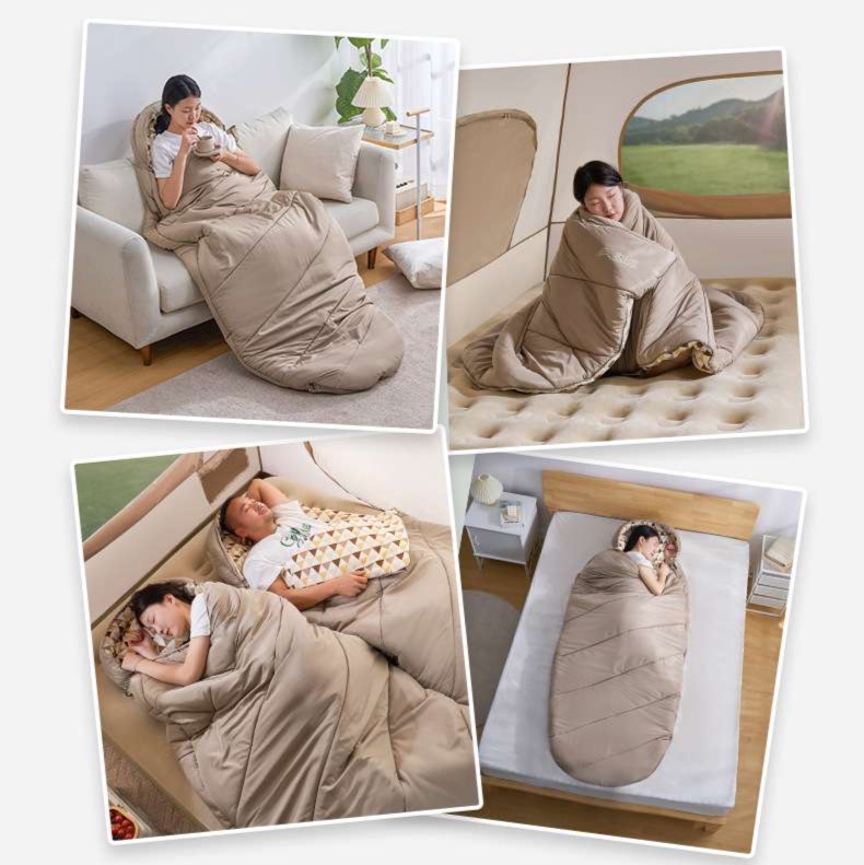 軽量コンパクト オーバル型シュラフ