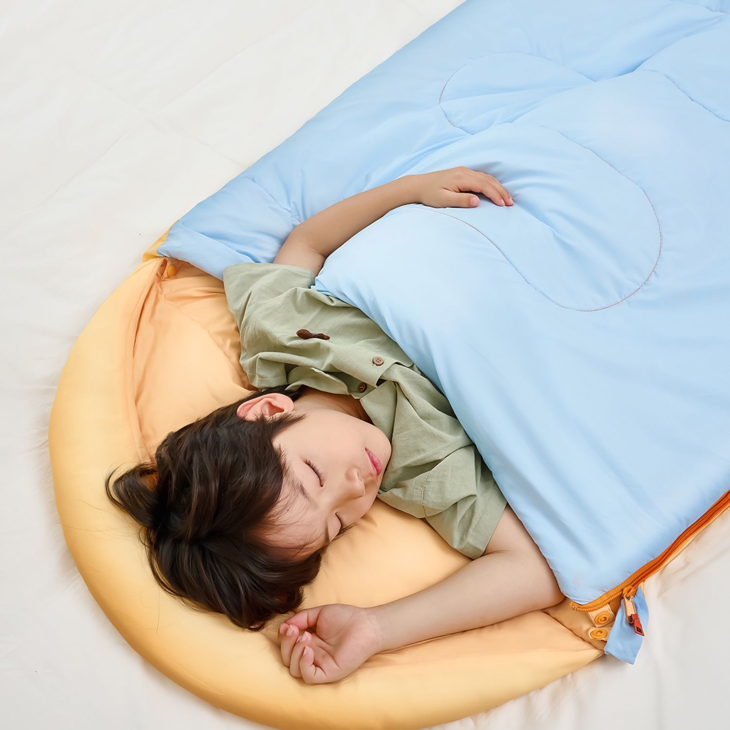 シュラフ おやすみラクラク子ども用シュラフ