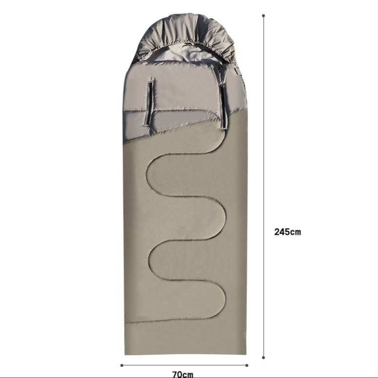 シュラフ ゆったり眠れる波型断熱シュラフ