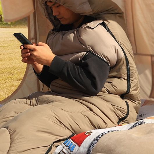 シュラフ ゆったり眠れる波型断熱シュラフ
