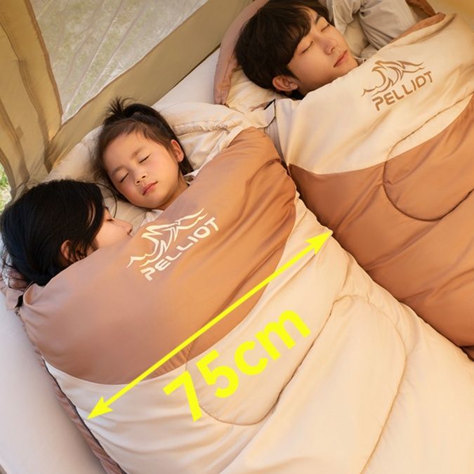 シュラフ 三層構造あったか冬用寝袋