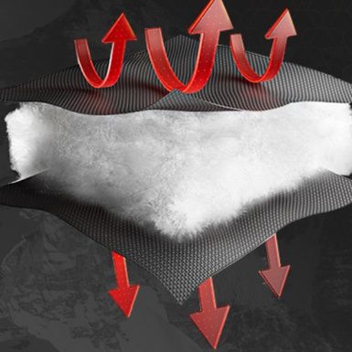 シュラフ 雲のやすらぎ 超軽量断熱寝袋