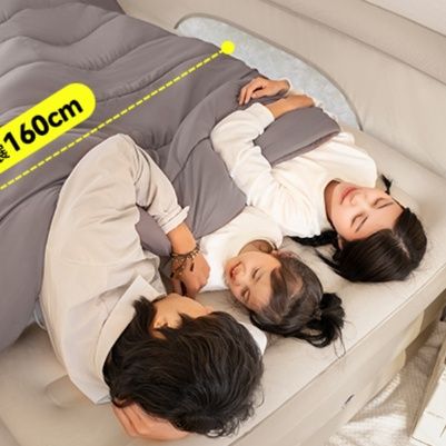 シュラフ ゆったり眠れる二人用連結寝袋