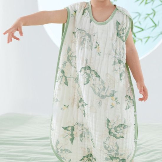 シュラフ 天然綿紗おやすみスリーパー