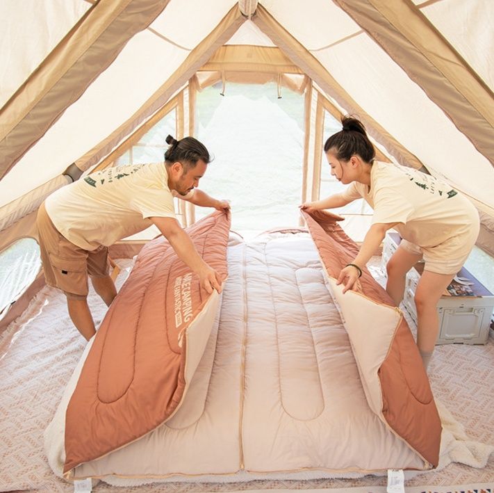 シュラフ 連結可能な暖かい冬眠寝袋