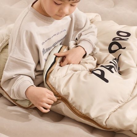 シュラフ パンダ柄 成長対応型 子どもシュラフ
