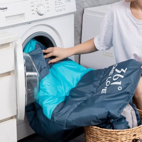 洗濯機対応型定型綿快適キャンプ用シュラフ