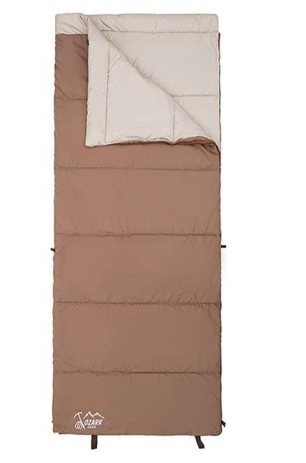 広々快適封筒型シュラフ オザーク製