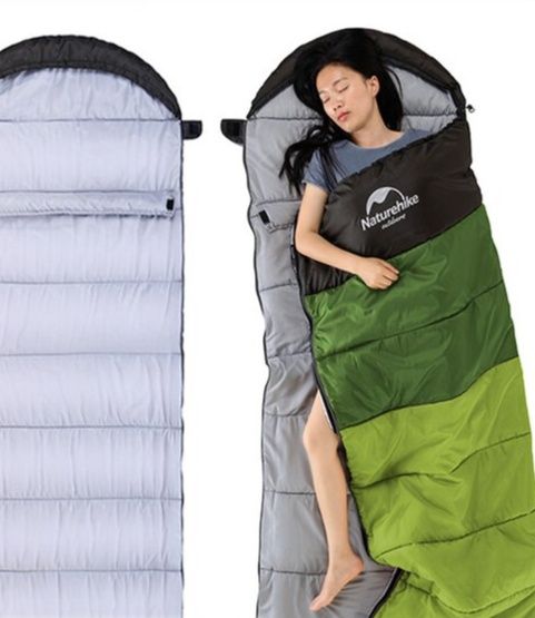 シュラフ 封筒型軽量保温寝袋キャンプ用四季対応