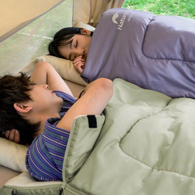 シュラフ 封筒型ダブルサイズ快適シュラフ