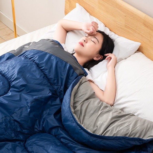 シュラフ 洗える封筒型保温シュラフ快適睡眠仕様
