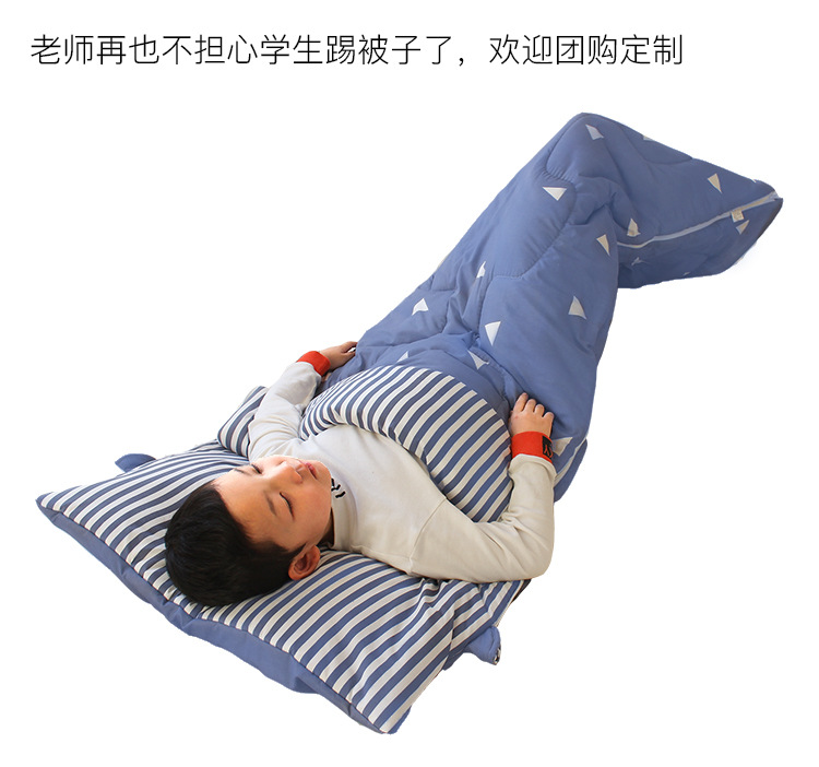 シュラフ 両開き楽々出入り軽量子ども用寝袋