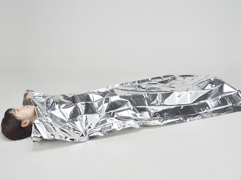 軽量コンパクト防災用静音シュラフ