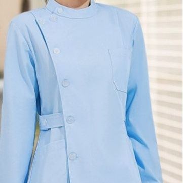 白衣 優美なシルエット医療ケーシー