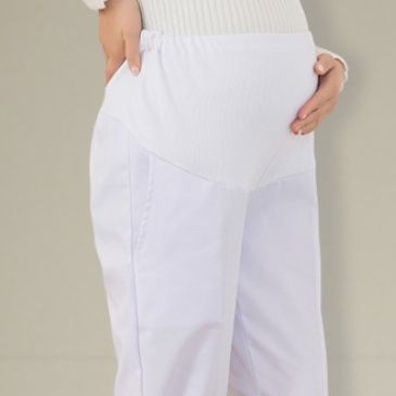 白衣 立体裁剪スリム白衣上下セット