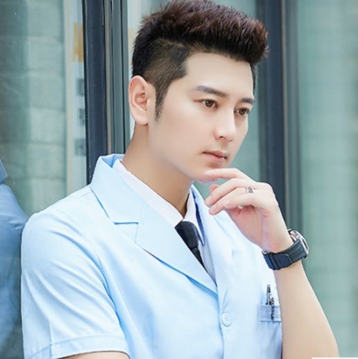 白衣 半袖テーラードカラー白衣ケーシー医療用