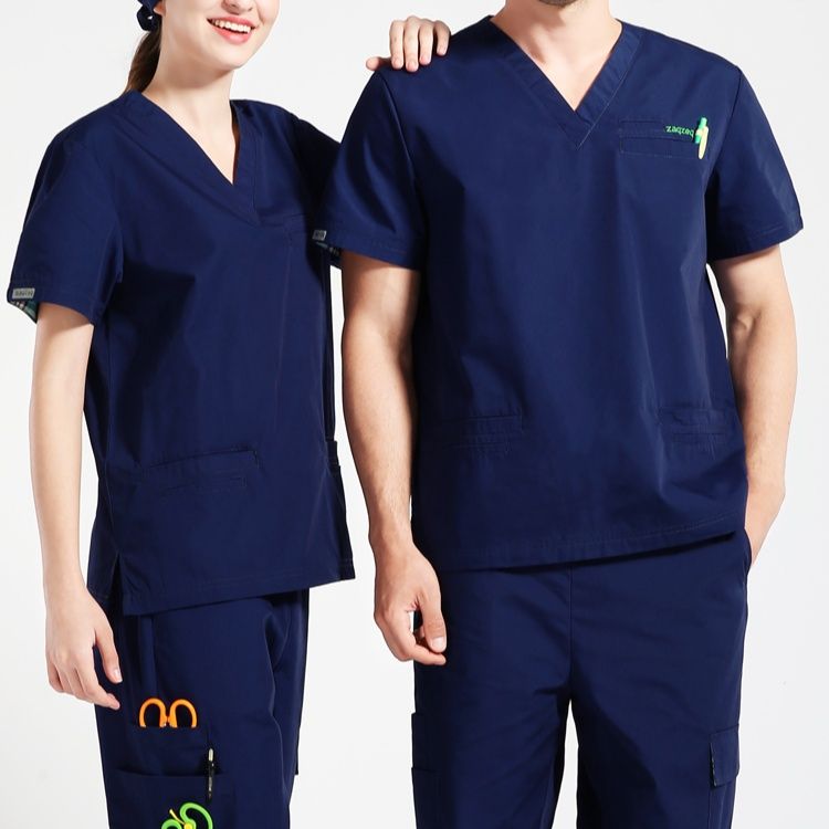 白衣 快適機能性スクラブセット