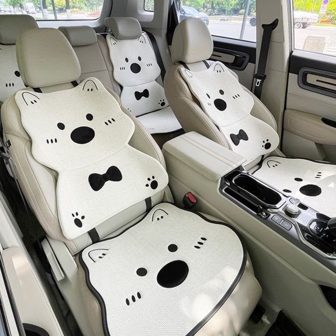 車シートカバー かわいい動物デザイン運転席シートカバー