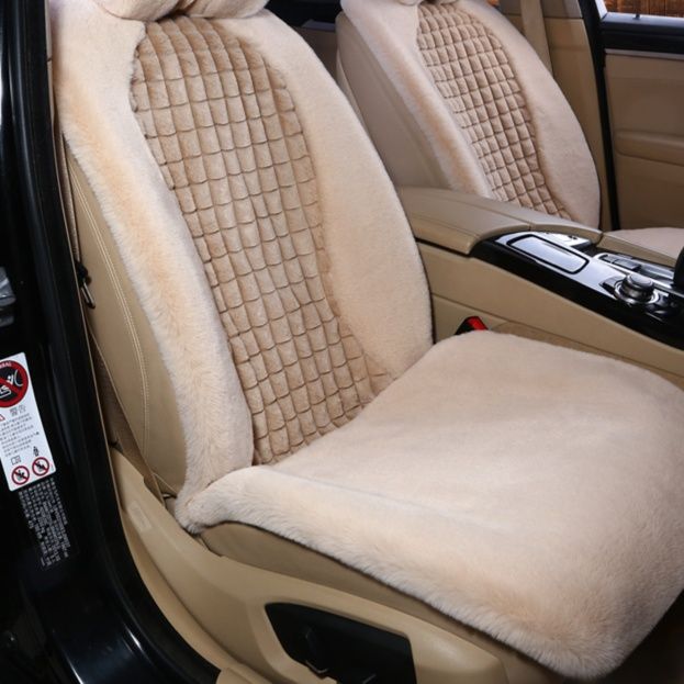 車シートカバー ふわもこ高級感運転席シートカバー