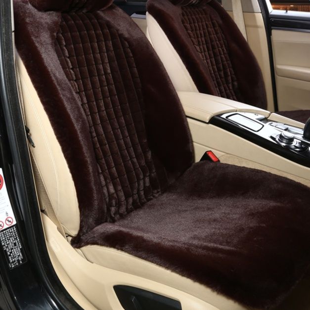 車シートカバー ふわもこ高級感運転席シートカバー
