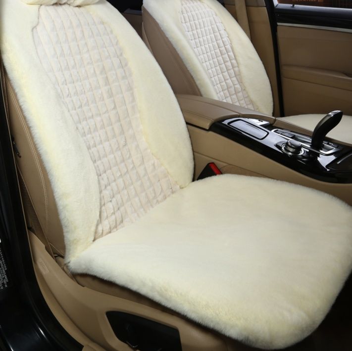 車シートカバー ふわもこ高級感運転席シートカバー