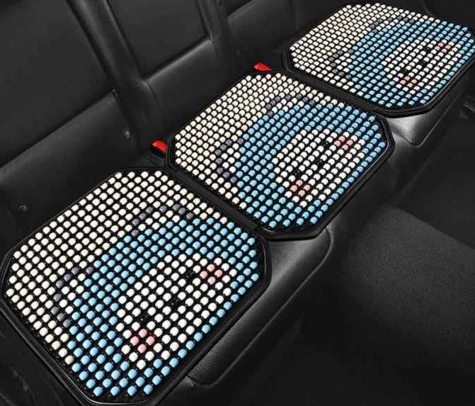 車シートカバー 天然木珠後部座席シートカバー