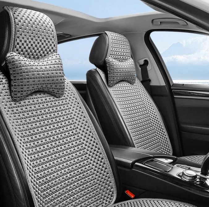 車シートカバー 涼感メッシュ後部座席シートカバー