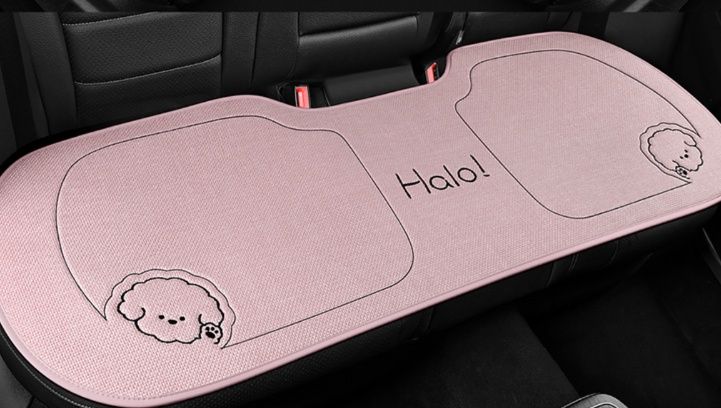 車シートカバー ひつじさん後部座席シートカバー