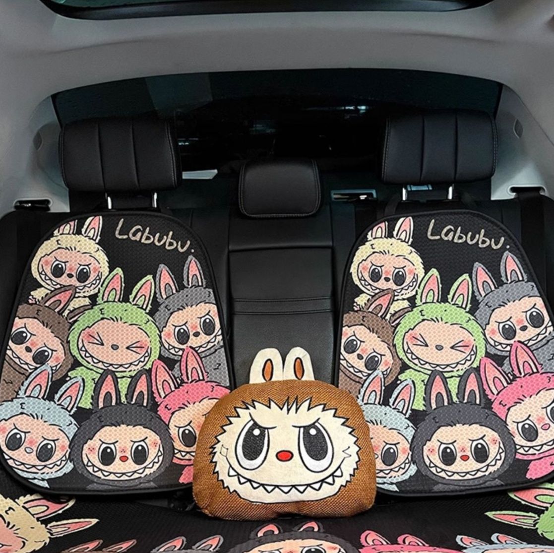 車シートカバー かわいい動物柄後部座席カバー
