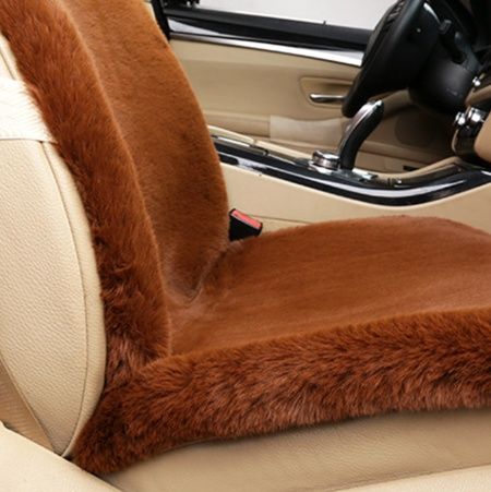 車シートカバー ふわもこ贅沢シートカバー運転席用