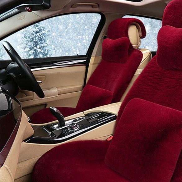 車シートカバー ふわもこ贅沢シートカバー運転席用