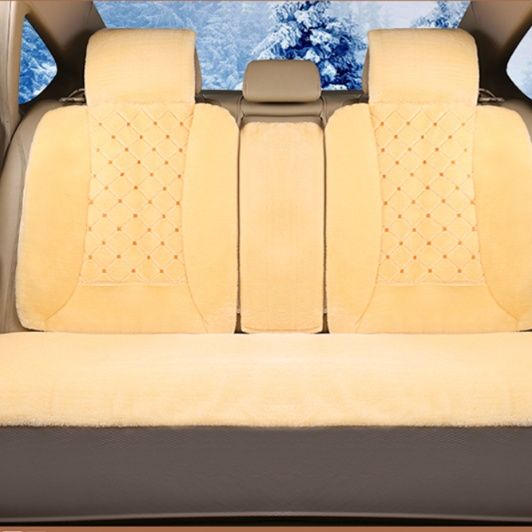 車シートカバー 高級キルティング後部座席シートカバー